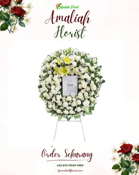 Krans Bunga Duka Rengas